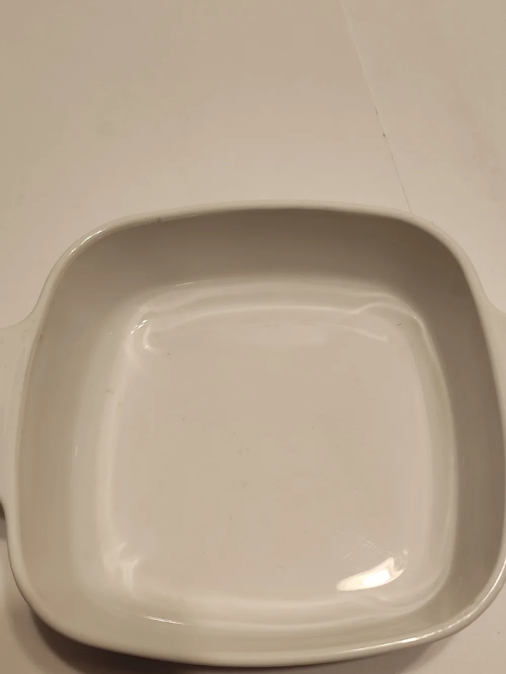Corningware White Ceramic Casserole Insert with Blue Cornflower 1 QUART size
